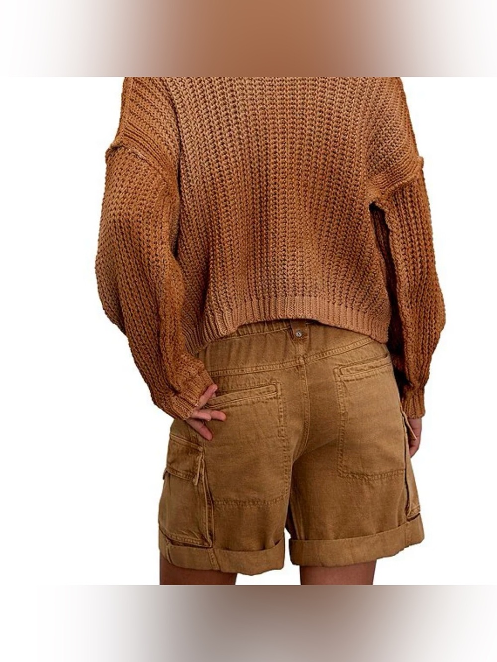 Free People Frankie Washed Shorts Women’s S Lilac Purple Sample Baggy Utility - Picture 15 of 16